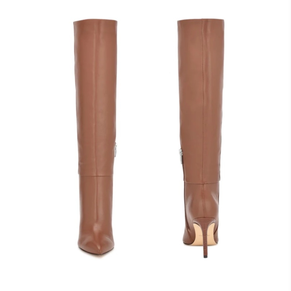 Nine West Brown Heeled Boots